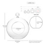 HCH0105 - Clear Hanging Glass Terrarium / Candle Holder - 6" (24 pcs) HCH0105 - Clear Hanging Glass Terrarium / Candle Holder - 6" (24 pcs)
