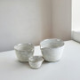 CSC2603FW - Small Ceramic Sake Cup Vase - 2" D x 1.75" H CSC2603FW - Small Ceramic Sake Cup Vase - 2" D x 1.75" H