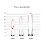 VXV0418 Unique Square Concave Glass Vase - 3" x 17" (12pcs) VXV0418 Unique Square Concave Glass Vase - 3" x 17" (12pcs)