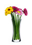 VCK0910 - Clear Glass Oval Shaped Gathering Vase - 10" VCK0910 - Clear Glass Oval Shaped Gathering Vase - 10"