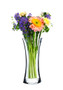 VCK0910 - Clear Glass Oval Shaped Gathering Vase - 10" VCK0910 - Clear Glass Oval Shaped Gathering Vase - 10"