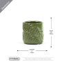 CYC2304GL - Small Green Fern Cylinder Vase - 4" D x 4.25" H (24 pcs/case) CYC2304GL - Small Green Fern Cylinder Vase - 4" D x 4.25" H (24 pcs/case)