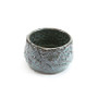 CYC3406BL - Medium Azure Blue Washed Fern Pan Bowl - 6" W x 3.5" H CYC3406BL - Medium Azure Blue Washed Fern Pan Bowl - 6" W x 3.5" H