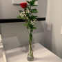 VUS0210 - Clear Concaved Bud Vase With Slant Cut Top - 10" VUS0210 - Clear Concaved Bud Vase With Slant Cut Top - 10"