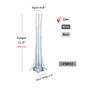 VTW0112 - Clear Eiffel Tower Vase - 12" VTW0112 - Clear Eiffel Tower Vase - 12"