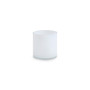 VCY0505WT - White Glass Cylinder Vase - 5" x 5"
