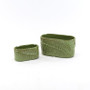 CYC2406GL - Small Green Fern Ceramic Oval Vase - 5.5" W x 2.7" L x 2.8" H (36 pcs/case) CYC2406GL - Small Green Fern Ceramic Oval Vase - 5.5" W x 2.7" L x 2.8" H (36 pcs/case)