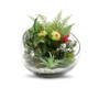 VHC0710 - Clear Slant Cut Unique Bowl Glass Vase - 11" x 10" VHC0710 - Clear Slant Cut Unique Bowl Glass Vase - 11" x 10"