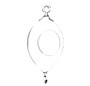 HCH1007 - Oblong Hanging Glass Terrarium / Candle Holder (Double Hook) - 7" HCH1007 - Oblong Hanging Glass Terrarium / Candle Holder (Double Hook) - 7"