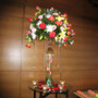 VTR0535 - Hurricane Pedestal Trumpet Vase - 35"