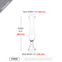 VTR0535 - Hurricane Pedestal Trumpet Vase - 35"