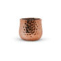 CUB5307RG Unique Textured Rose Gold Pot - 7.5" W x 6.5" H (6 pcs) CUB5307RG Unique Textured Rose Gold Pot - 7.5" W x 6.5" H (6 pcs)