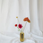 CGV5110GD - Large Gold Geometric Vase - 5"x10"H CGV5110GD - Large Gold Geometric Vase - 5"x10"H