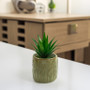CYC3905GN - Medium Olive Green Leaf Cylinder Vase - 4.7" D x 4.7" H CYC3905GN - Medium Olive Green Leaf Cylinder Vase - 4.7" D x 4.7" H