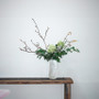 CLV9013CR - Large Cream Reactive Glazed Vase with Fern Print - 5.5" W x 12.8" H (6 pcs/case) CLV9013CR - Large Cream Reactive Glazed Vase with Fern Print - 5.5" W x 12.8" H (6 pcs/case)