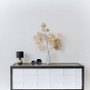 CGB1904BK - Medium Tilted Geometric Pot - Matte Black - 5.1" W x 4.3" H CGB1904BK - Medium Tilted Geometric Pot - Matte Black - 5.1" W x 4.3" H