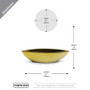 CNB7614GD - Ceramic Boat Vase in Gold - 14"L x 3.3"H CNB7614GD - Ceramic Boat Vase in Gold - 14"L x 3.3"H