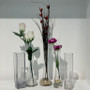 VBV0208 - Square Glass Block Vase - 2" x 8"