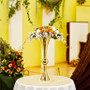 VTV2130GD - Gold Reversible Trumpet Vase - 30" VTV2130GD - Gold Reversible Trumpet Vase - 30"