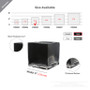 VCB0005BK - Handblown Black Cube Glass Vase / Candle Holder - 5" VCB0005BK - Handblown Black Cube Glass Vase / Candle Holder - 5"