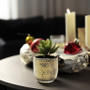 CUC8504SG - Medium Antique Gold Ceramic Pot - 4.1" H CUC8504SG - Medium Antique Gold Ceramic Pot - 4.1" H