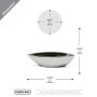 CNB7614SV Ceramic Boat Vase in Silver - 14" L x 3.3" H (12 pcs) CNB7614SV Ceramic Boat Vase in Silver - 14" L x 3.3" H (12 pcs)