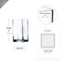 VBV0306 - Square Block Glass Vase - 3"x6"H  (24 pcs/case) VBV0306 - Square Block Glass Vase - 3"x6"H  (24 pcs/case)