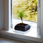 VBV0804 - Block Glass Vase - 8"x4" VBV0804 - Block Glass Vase - 8"x4"
