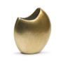 CUD5108GD - Gold Half Moon Vase - 8.5" CUD5108GD - Gold Half Moon Vase - 8.5"