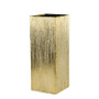 CSB0512GX - Textured Gold Tall Square Block - 5"x12"H