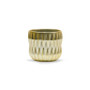 CUD8906GD Large Unique Gold Ceramic Pot - 6.5" W x 6" H (12 pcs)