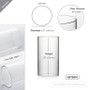 HST5510 - Clear Hurricane Candle Shade Chimney Tube (NO Bottom) -  5.5" x 10" (12 pcs/case)