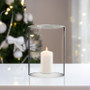 HST5510 - Clear Hurricane Candle Shade Chimney Tube (NO Bottom) -  5.5" x 10" (12 pcs/case)