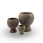CUB3009DE - Desert Sand Ceramic Urn Vase - 8.5" x 9.5" CUB3009DE - Desert Sand Ceramic Urn Vase - 8.5" x 9.5"