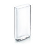 VBV8318 - Squared Glass Block Vase - 8"x3"x18"H VBV8318 - Squared Glass Block Vase - 8"x3"x18"H