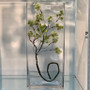 VBV8318 - Squared Glass Block Vase - 8"x3"x18"H VBV8318 - Squared Glass Block Vase - 8"x3"x18"H