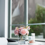 VBV0406 - Square Glass Block Vase - 4" x 6" VBV0406 - Square Glass Block Vase - 4" x 6"