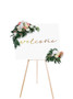 EASEL54NA - Wooden Floral Easel, Natural Wood - 54"