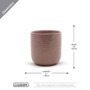 CUC8505PK - Large Special Pink Ceramic Pot - 5.5" CUC8505PK - Large Special Pink Ceramic Pot - 5.5"