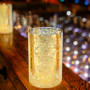 HST0406GS - Gold Speckled Glass Hurricane Candle Shade Chimney Tube [No Bottom] - 4" x 6"
