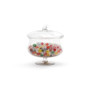 VAP0808 - Pedestal Cauldron Apothecary / Candy Buffet Jar with Lid - 8.5"