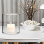 HST5506 - Clear Hurricane Candle Shade Chimney Tube  [No Bottom] - 5.5" x 6"