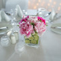 VCB0003 - Clear Cube Glass Vase / Candle Holder - 3" VCB0003 - Clear Cube Glass Vase / Candle Holder - 3"