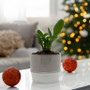 CUC1105 - Medium Two Tone Ceramic Cylinder Vase - 4.8" H CUC1105 - Medium Two Tone Ceramic Cylinder Vase - 4.8" H