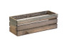 WBR1244RC - Rustic Wood Wine Crate Long Box - 12" (6 pcs)