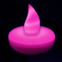 LED02PK Small Round Floating LED Candle - Pink (12pcs)