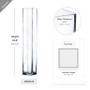 VBV0424 - Tall Square Block Vase - 4"x24" (6 pcs/case)