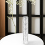 HST2514SS - Silver Speckled Glass Hurricane Candle Shade Chimney Tube [No Bottom] - 2.5" x 14"