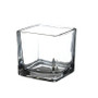 VMC0030 - Everyday Clear Cube Glass Candle Holder / Vase - 3"