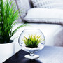 VBW0909 - Bowl Glass Vase with Stem - 9"x9" VBW0909 - Bowl Glass Vase with Stem - 9"x9"